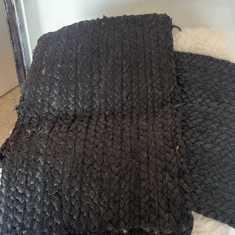 None black woven